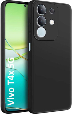 NKCASE Back Cover for Vivo T4x 5G(Black, Shock Proof, Pack of: 1)