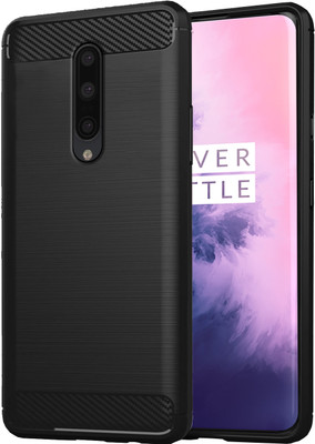 Pikkme Back Cover for OnePlus 7 Pro(Black, Camera Bump Protector, Pack of: 1)