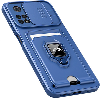 Kapa Back Cover for Poco X4 Pro(Blue, Pack of: 1)