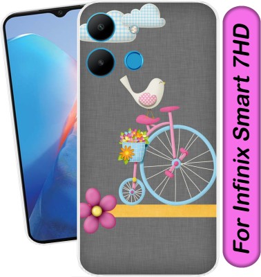 Cooldone Back Cover for Infinix Smart 7HD(Transparent, Flexible, Silicon, Pack of: 1)