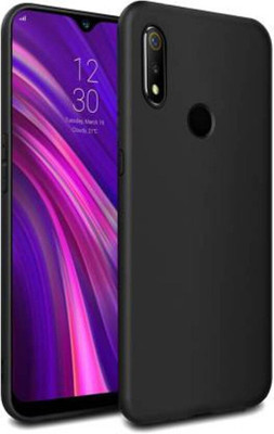 SRT Back Cover for Realme 3 Pro(Black, Camera Bump Protector, Pack of: 1)