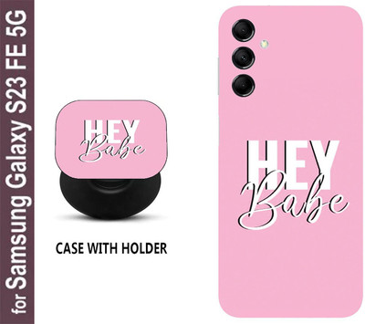 Hello Case Back Cover for Samsung Galaxy S23 FE 5G(Multicolor, Cases with Holder, Pack of: 2)