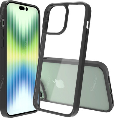 Wellpoint Back Cover for APPLE iPhone 14 Pro Max(Black, Camera Bump Protector)