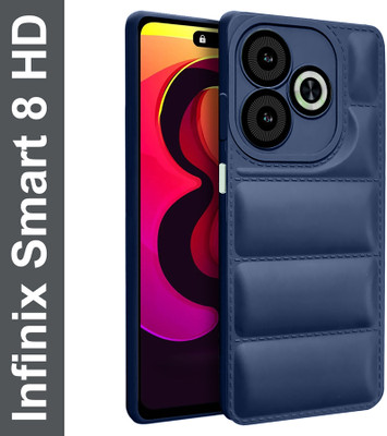 Flipkart SmartBuy Back Cover for Infinix Smart 8 HD(Blue, Camera Bump Protector, Pack of: 1)