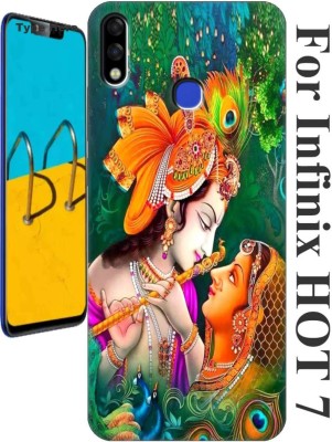 RDcon Back Cover for Infinix Hot 7 2531(Blue, Dual Protection, Silicon, Pack of: 1)