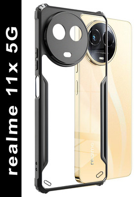 Flipkart SmartBuy Back Cover for realme 11x 5G(Black, Shock Proof, Silicon, Pack of: 1)