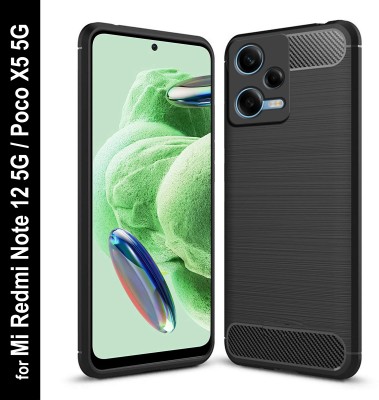Express Buy Back Cover for Mi Redmi Note 12 5G, Poco X5 5G(Black, Grip Case, Silicon, Pack of: 1)