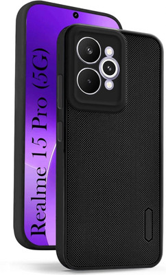 SMARTCASE Back Cover for realme 15 Pro 5G, RealMe 15 Pro 5G, (DTD)(Black, Grip Case, Pack of: 1)