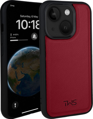 The Wallet Store Back Cover for iPhone 15 Plus(Maroon, Flexible, Pack of: 1)