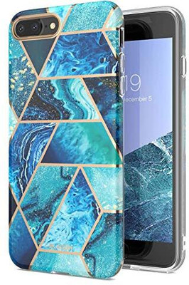 i-Blason Back Cover for i-iPhone 8 Plus, iPhone 7 Plus Case with Camera Protection(Blue, Pack of: 1)