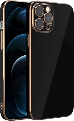 KARAS Back Cover for Apple iPhone 11 Pro |View Electroplated Chrome 6D Case Soft TPU(Black, Dual Protection, Silicon, Pack of: 1)