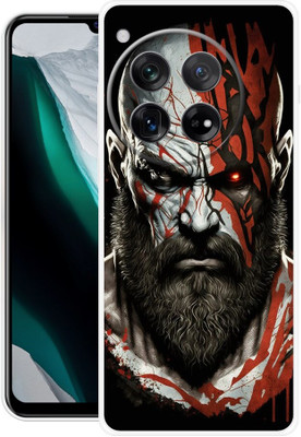 INTELLIZE Back Cover for OnePlus 12R 5G GOD OF WAR, GAME(Multicolor, Flexible, Silicon, Pack of: 1)