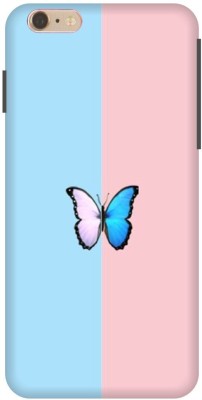 play fast Back Cover for Apple iPhone 6s Plus, MN2X2HN, BLUE, BUTTERFLY, COLORFUL(Multicolor, Hard Case, Pack of: 1)