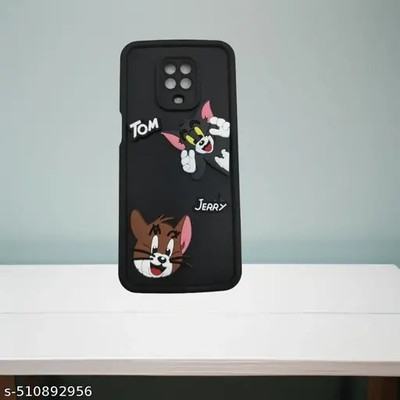 Doyen Creations Back Cover for Poco M2 Pro (Tom & Jerry 3D Cute Animated Girly Women Case)(Black, 3D Case)