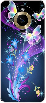 iprinto Back Cover for realme Narzo 60 5G, RMX3750 butterfly Printed Back Cover(Multicolor, Dual Protection, Silicon, Pack of: 1)