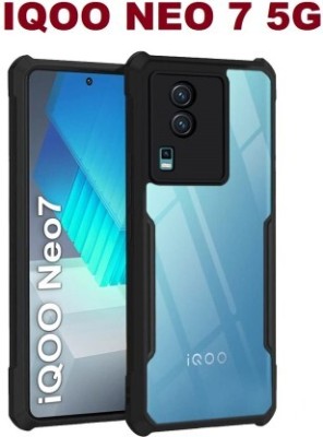 Phone Case Cover Back Cover for IQOO NEO 7 5G, iQOO Neo 7 5G, (IP)(Black, Shock Proof, Pack of: 1)