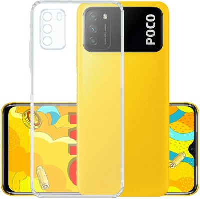 Casotec Back Cover for Poco M3 4G(Transparent, Silicon, Pack of: 1)