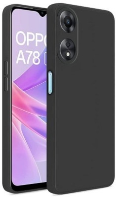 ChutPutMart Back Cover for Ultra Slim Soft Case Oppo A78(Black, Grip Case, Silicon, Pack of: 1)