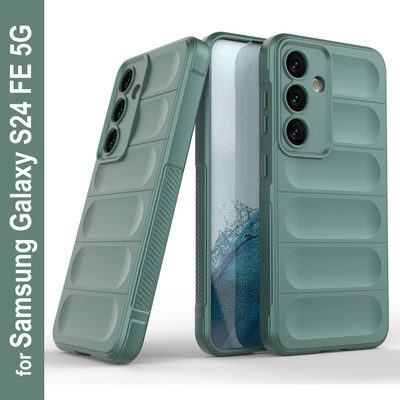 Zapcase Back Cover for Samsung Galaxy S24 FE 5G(Green, 3D Case, Silicon, Pack of: 1)