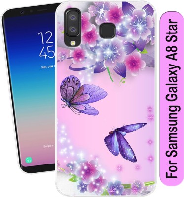 SmartGoldista Back Cover for Samsung Galaxy A8 Star(Transparent, Flexible, Silicon, Pack of: 1)