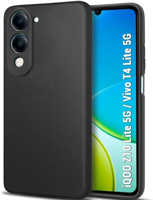 Celltown Bumper Case for iQOO Z10 Lite 5G / Vivo T4 Lite 5G-ca4(Black, Camera Bump Protector, Pack of: 1)