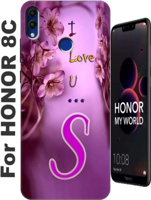 TrenoSio Back Cover for Honor 8C 2695(Black, Flexible, Silicon, Pack of: 1)