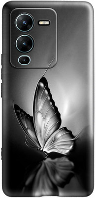 CLASSYPRINT Back Cover for Vivo V25 Pro(Black)