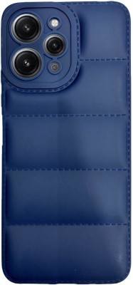 yug emporium Back Cover for Mi Redmi 12 5G Blue Puffer Soft and Rubber Back Case Cover.(Black, 3D Case, Pack of: 1)