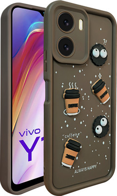 KartV Back Cover for Vivo T2x 5G(Brown, Camera Bump Protector, Pack of: 1)