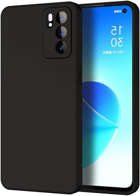 Phone Care Back Cover for OPPO Reno6 Pro 5G(Black, Grip Case, Pack of: 1)