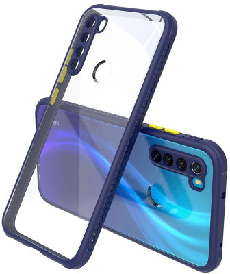 MOBILOVE Back Cover for Mi Redmi Note 8 | Miqilin Series Shock Proof Smooth Silicone Hard Bumper Back Case Cover(Green, Camera Bump Protector, Pack of: 1)