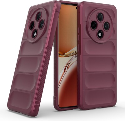 GLOBAL NOMAD Back Cover for Oppo F27 Pro Plus 5G(Maroon, 3D Case, Silicon, Pack of: 1)