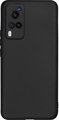 7printzone Back Cover for VIVO X60(Black, Flexible, Silicon)