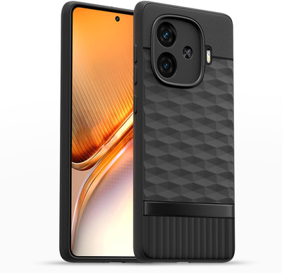 Seetu Back Cover for iQOO Neo 10R 5G / iQOO Z9 Turbo 5G / Vivo Y200 GT 5G(Black, Silicon)