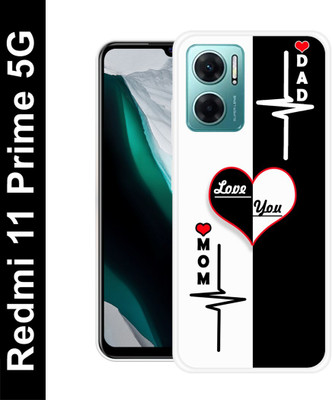Cravation Back Cover for REDMI 11 Prime 5G(Multicolor, Dual Protection, Silicon, Pack of: 1)