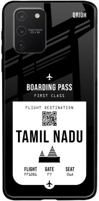 QRIOH Tamil Nadu City Glass Back Cover for Samsung Galaxy S10 lite(Black, Grip Case, Pack of: 1)