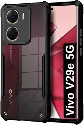 SmartPoint Bumper Case for Vivo V29e 5G(Transparent, Shock Proof, Pack of: 1)