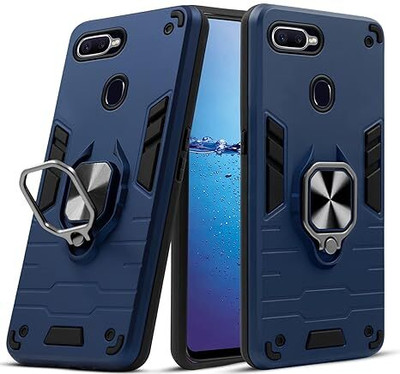 Mystry Box Back Cover for OPPO F9 Pro(Blue, Ring Case, Pack of: 1)