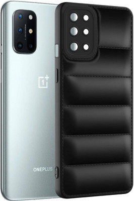BOZTI Back Cover for OnePlus 8T(Black, Puffer, Silicon, Pack of: 1)
