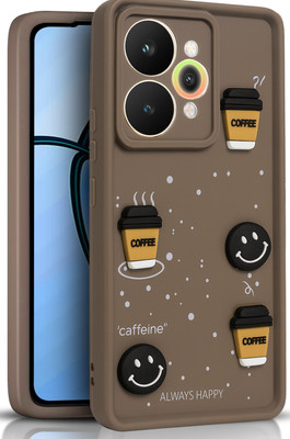 HUPSHY Back Cover for realme 15 Pro 5G(Brown, Shock Proof, Silicon, Pack of: 1)