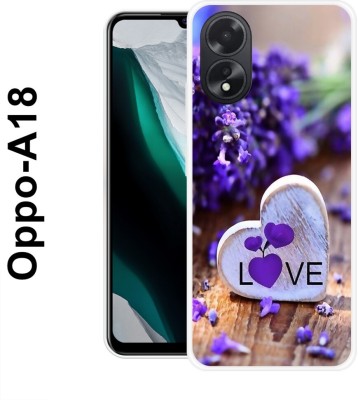 Yuphoria Back Cover for OPPO A18(Multicolor, Silicon)