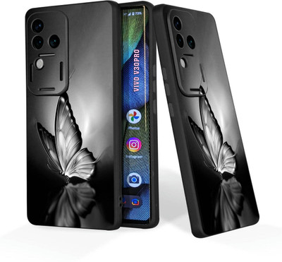 CLASSYPRINT Back Cover for Vivo V30 Pro(Black)