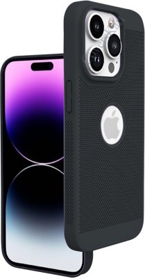 MobiLooks Back Cover for Apple iPhone 12 Pro Max, Heat Dissipation Grid Ultra Hybird Paper Slim Case(Black, Dual Protection, Pack of: 1)