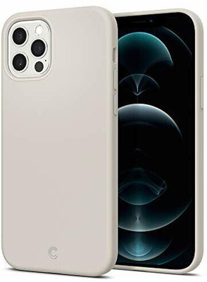 CYRILL by Spigen Silicone Collection Soft Gel Back Cover for Apple iPhone 12 Pro, Apple iPhone 12(Grey, Shock Proof, Silicon, Pack of: 1)