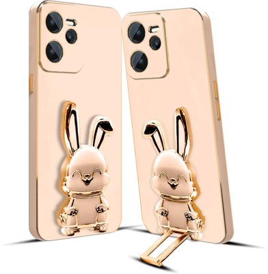 SYOTT Back Cover for realme C35(Pink, Gold, Camera Bump Protector, Pack of: 1)