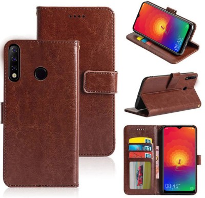 SMARTPOCKET Back Cover for Tecno Spark 4(Brown, Dual Protection, Pack of: 1)