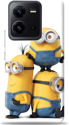 Loffar Back Cover for Vivo V25(Yellow, Shock Proof, Pack of: 1)