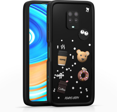 Pikkme Back Cover for Xiaomi Redmi Note 10 Lite, Xiaomi Poco M2 Pro, Redmi Note 9 Pro/Note 9 Pro Max(Black, Camera Bump Protector, Silicon)