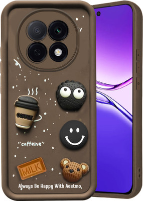 AESTMO Back Cover for Oppo F29 Pro 5G(Brown, 3D Case, Silicon, Pack of: 1)