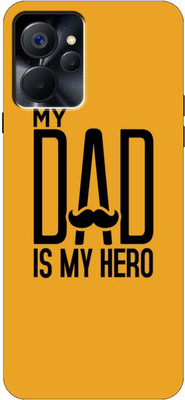 iprinto Back Cover for realme 9i 5G, RMX3612 My Dad is my hero Back Cover(Multicolor, Dual Protection, Silicon, Pack of: 1)